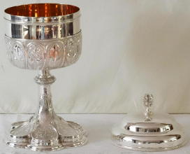 English sterling silver Ciborium